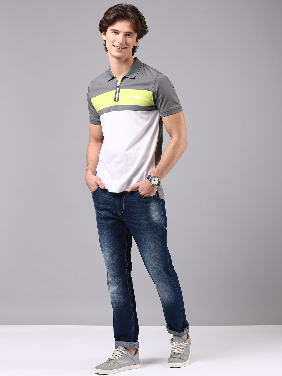 TVS Originals Racing 100% Cotton Mercerised Polo T-Shirt | 180 GSM | Sleek Zipper Placket | Soft Sheen Finish | Lightweight & Durable | Regular Fit | Heat-Sealed Neck | Premium Everyday Wear